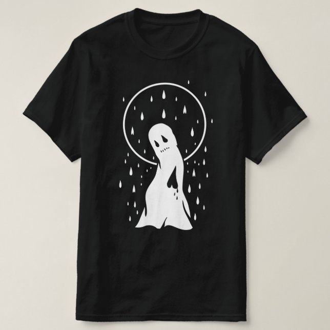 gebrochener Geist im Regen T-Shirt (Design vorne)