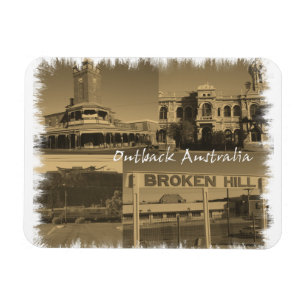 Gebrochener Hügel, Montagemagnet Magnet