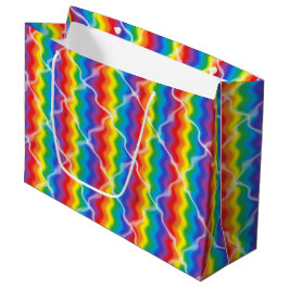 Gebrochener Regenbogen Große Geschenktüte