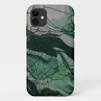 Gebrochenes Glas iPhone 11 Hülle