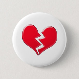 gebrochenes Herz Button