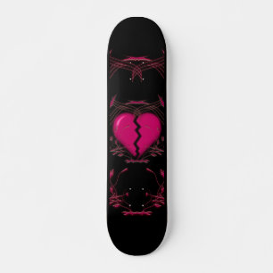 gebrochenes Herz und Stammeskunst: Rosa: Skateboar Skateboard