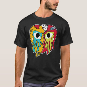 Gebrochenes Herz Weinender Tropfen SB Dunkel FroSk T-Shirt