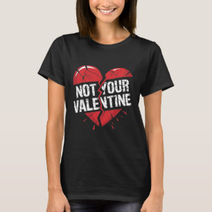Gebrochenes rotes zerbrochenes Herz Grafik Nicht d T-Shirt
