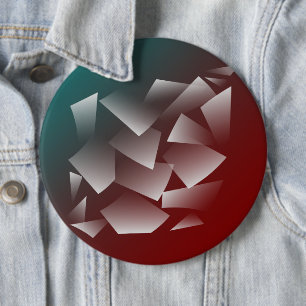 gebrochenes Weiß auf aquamarinem Bordeaux Button