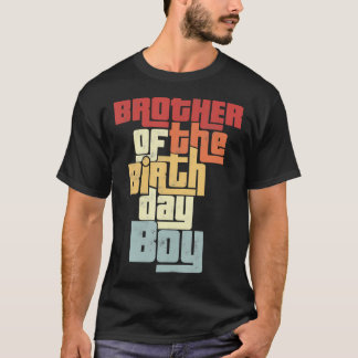 Gebrüder Des Geburtstagssohnes Retro-Passende T-Shirt