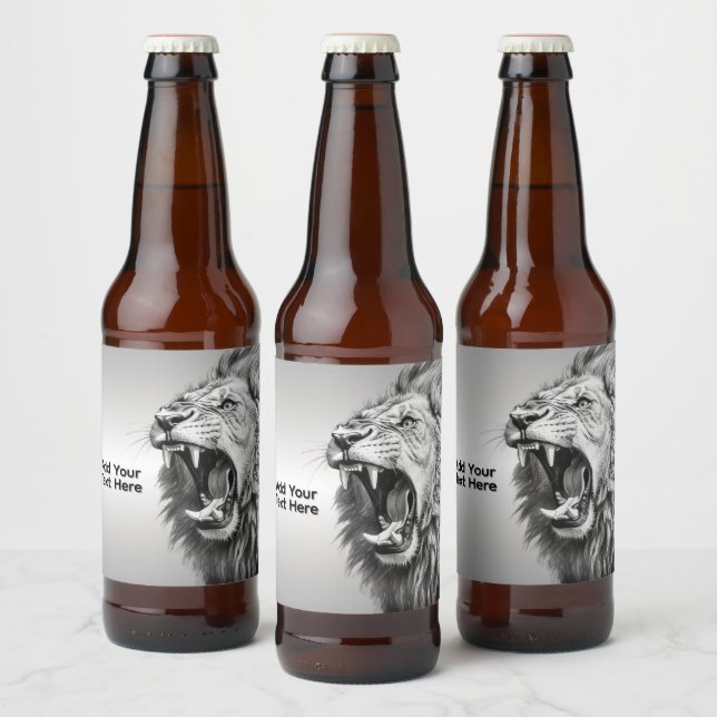Gebrüll des Löwen  Bierflaschenetikett (Flaschen)