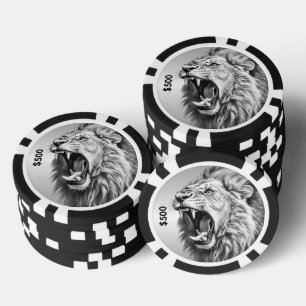 Gebrüll des Löwen Pokerchips