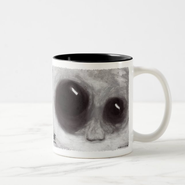 Gebrüll I Zweifarbige Tasse (Rechts)