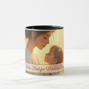 Gebt die mütterliche Liebe in blühendem Licht Tasse