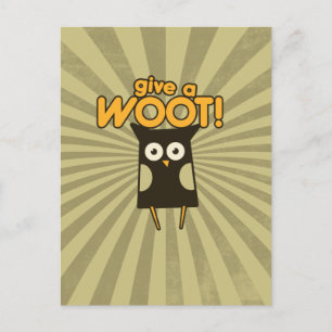 Gebt eine Wollhahn Postkarte