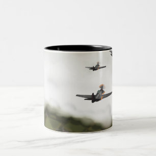 Gebt ihnen die Hölle Zweifarbige Tasse