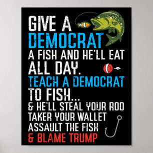 Gebt republikanischen Männern einen demokratischen Poster