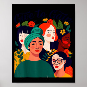 Gebt um den internationalen Frauentag 2026 Blumen  Poster