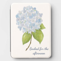 Gebucht für die blaue Hortensie am Nachmittag