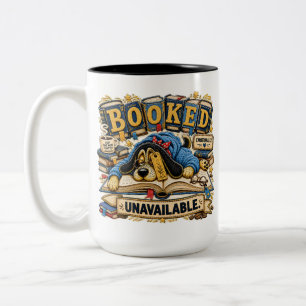 Gebucht Nicht Verfügbar Personalisiert Lustig Zweifarbige Tasse