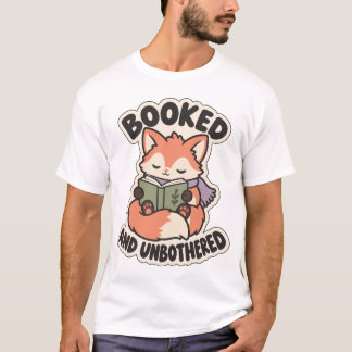 Gebucht und ungestört Kuschel-Lese-Fuchs T-Shirt