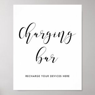 Gebühr-Bar-Hochzeitzeichen Poster