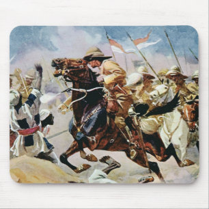 Gebühr der 21. Lancers in Omdurman Mousepad