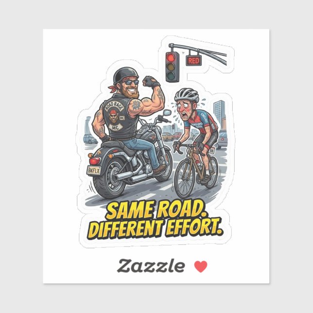Gebunden Durch Chrome Biker Aufkleber (Blatt)