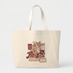 Gebunden zu werden Tom- und Jerry-Sitz Jumbo Stoffbeutel