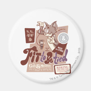 Gebunden zu werden Tom- und Jerry-Sitz Magnet