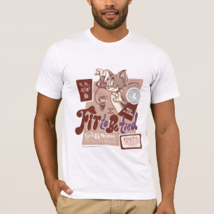 Gebunden zu werden Tom- und Jerry-Sitz T-Shirt