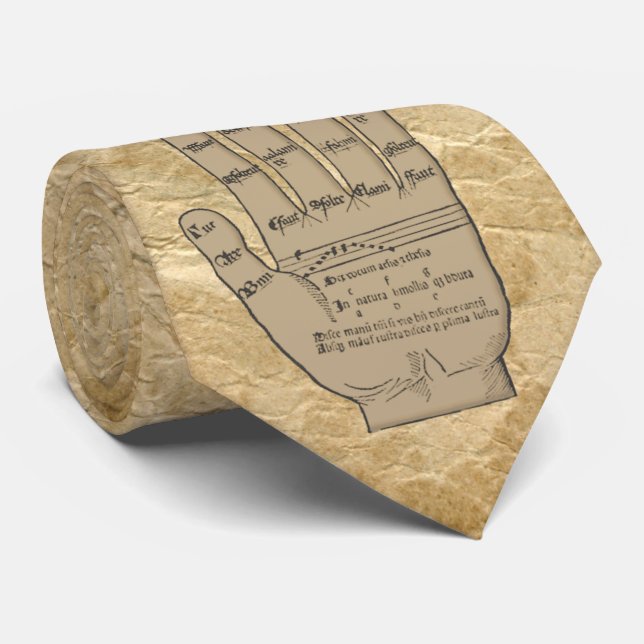 Gebundene Guidonian Hand, mittelalterliche Krawatte (Gerollt)