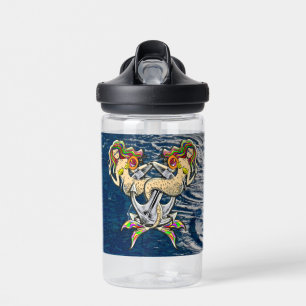 Gebundene Meerjungfrauen Nautical-Ozeanliebhaber W Trinkflasche