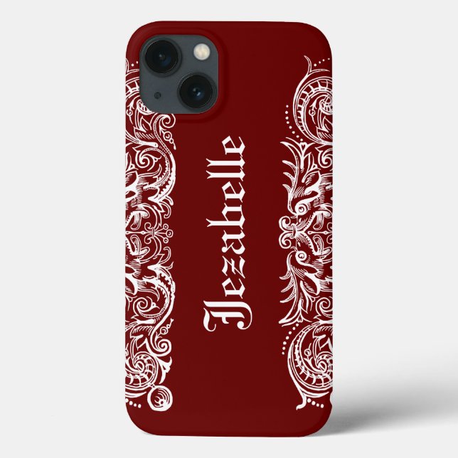 Gebundene Monster Weißes Druckspiel für iPad Air Case-Mate iPhone Hülle (Rückseite)