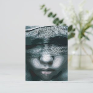 Gebundene Vision: Erzwungenes Schweigen Postkarte