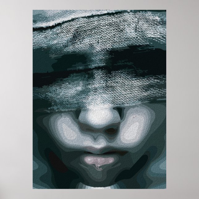 Gebundenes Sehen: Zwangsweise Stille Poster (Vorne)