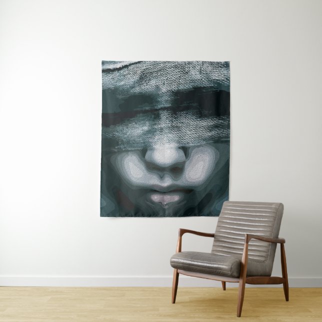 Gebundenes Sehen: Zwangsweise Stille Wandteppich (Beispiel)