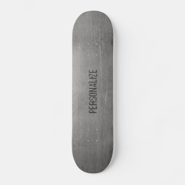 Gebürstete Metallbeschaffenheit Skateboard (Vorderseite)