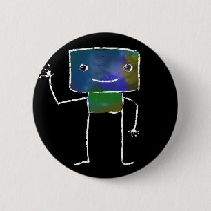 Gebürstete Roboter - Vol. 1: Lunabot Button