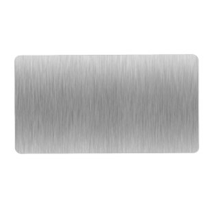 Gebürsteter AluminiumEdelstahl gemasert