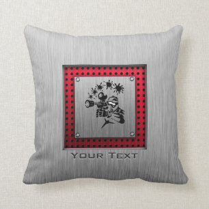 Gebürsteter Metallblick Paintball Kissen