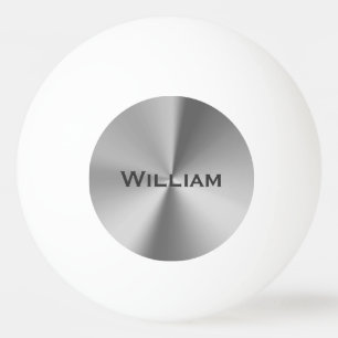 Gebürsteter Metallpersonalisierter Name Tischtennisball
