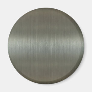 Gebürstetes Aluminium Magnet