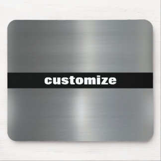 Gebürstetes Aluminium Mousepad
