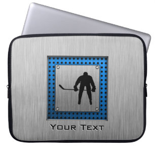 Gebürstetes Aluminiumblick Hockey Laptopschutzhülle