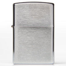 Gebürstetes Chrom Zippo Feuerzeug