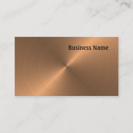Gebürstetes Kupfer Visitenkarte