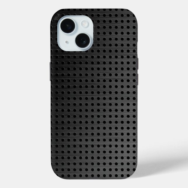 Gebürstetes Leder  Case-Mate iPhone Hülle (Rückseite)