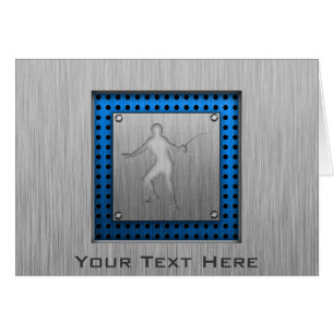 Gebürstetes Metall-Blick Fechten