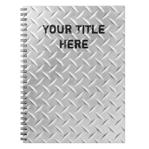 Gebürstetes Notizblock