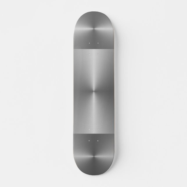 gebürstetes StahlSkateboard Skateboard (Vorne)