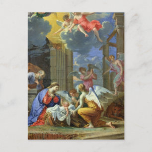 Geburt, 1667 postkarte