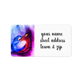 Geburt Adressaufkleber