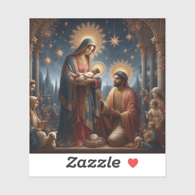 Geburt Aufkleber (Blatt)